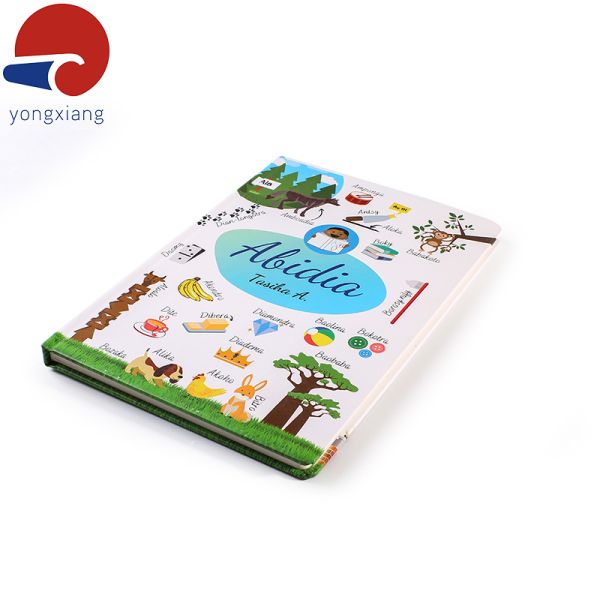 4C Childrens Hard Cover Books Customized Educational Childrens Book Food Grade