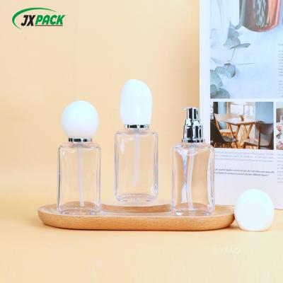 Écran d'impression carré PETG bouteille de pulvérisation 100ml 150ml Conception personnalisée avec bouchon de pulvérisation de brume