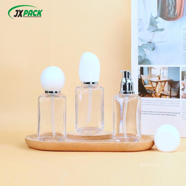 Screen Printing Square PETG Spray Bottle 100ml 150ml Custom Design With Mist Spray Cap