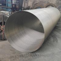 304 Stainless Steel Wedge Wire Screen For Filtration Wedge Wire Filter Screen Pickling