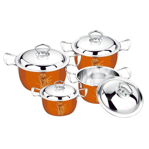 2020 hot selling 16/18/20  3pcs and 4pcs stainless steel 410cookware set &201#  cookware sets kitchenwares & kitchen pot