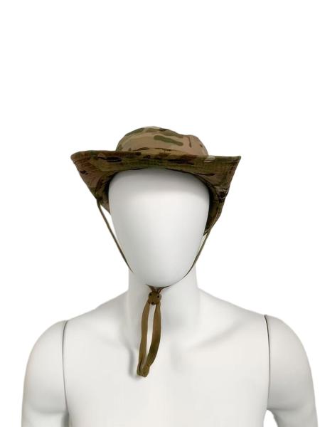 Outdoor Camping Camouflage Tactical Round Brim Hat With Breathable Mesh Custom Cotton Travel Fisherman's Hat