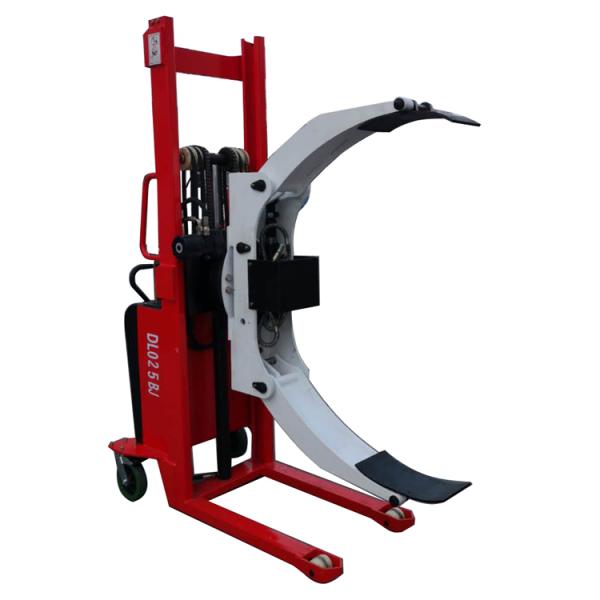 500kg 1000kg Electric Drum Rotator Semi-Electric Lifter Truck Semi-Electric Stacker With Rotation Degree Of 90 180 360
