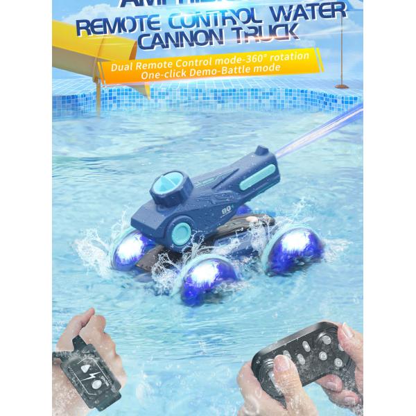 Automatic Water Suction Remote Control Vehicle with Indoor-Outdoor and Water Spray
