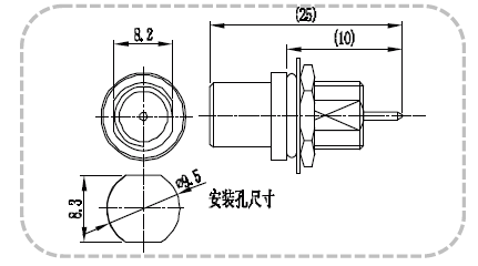 Terminal RCA Male Female Cable Connector Bulkhead Receptacle Solder Pot