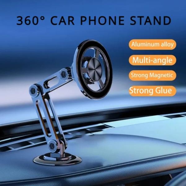 360° Rotate Strong Magnetic Car Phone Holder For Magsafe Foldable Phone Stand Air Vent Magnet Mount GPS Support For phone 14 13