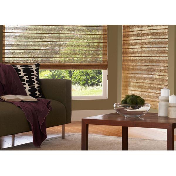 Внутреннее художественное оформление ролика соломы материальное ручное слепое для спальни/комнаты прожития