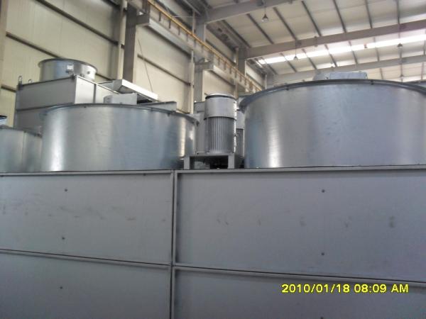 Square Type Industrial Water Chiller With Alum - Zinc Galvanized Steel Plate Shell