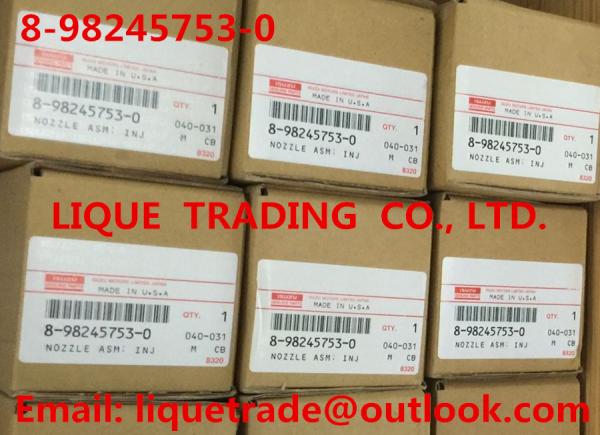 8982457530 / 8-98245753-0 Original and New Common rail injector 8982457530 / 8-98245753-0 for ISUZU Trooper 4JX1 3.0L