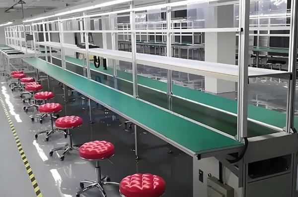 Energy-Efficient Belt Assembly Line For Consumer Goods