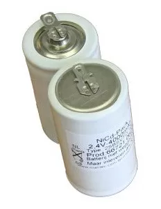 2.4V Ni-Cd Emergency Lighting Battery D4000mAh High Capacity 132g