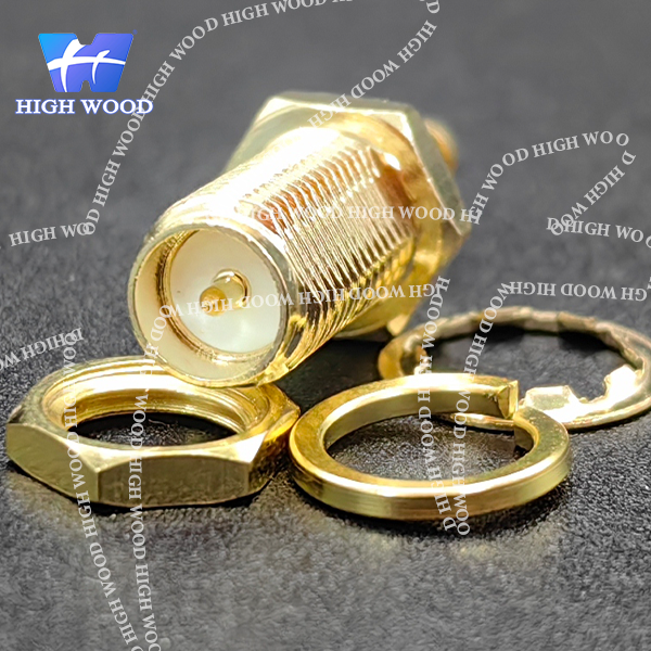 SMA Series RF Coaxial Connector,SMA-KY11 Thread Dual Window Inner Pin