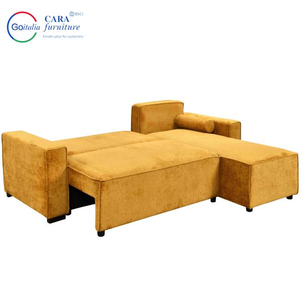 High Quality Bedroom Hotel Furniture Light Gray Sofa To Bed Living Room Furniture Modern Bed Sofa