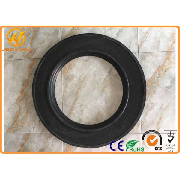 Big Road Safety Control Plastic Traffic Barriers / Drum With Rubber Base