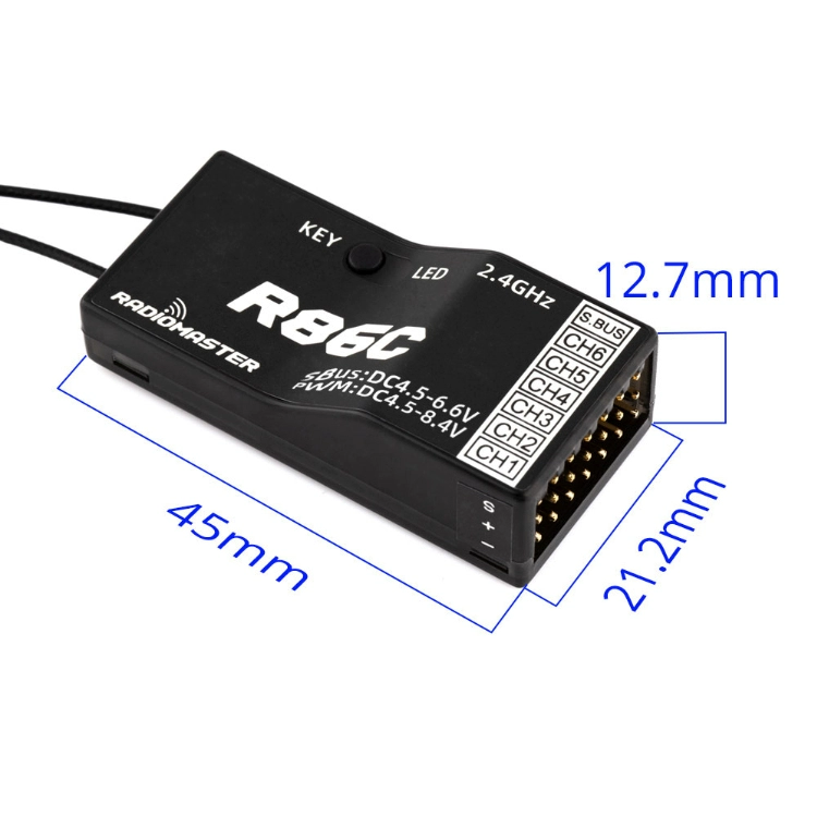 Wholesale Price Radiomaster Multi-Protocol For RC Drones 4CH 6 8 SBUS RSSI FRSKY D16 TXS SE R81 R84 R86 R88 Plastic