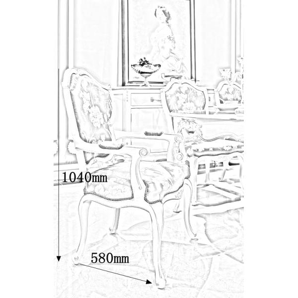 Mediterranean style wood design royal dining chairs FY-105