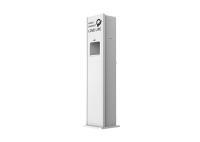 Machine infrarouge de distributeur d'aseptisant du thermomètre 10L de front d'ABS
