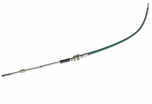 Precision Flexible Control Cable Shaft With Threaded Connector For Mechanical Linkage Systems