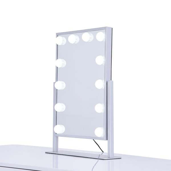 OEM Durable Dressing Room Illuminated Cosmetic Beauty Vanity Mirror with LED Lights