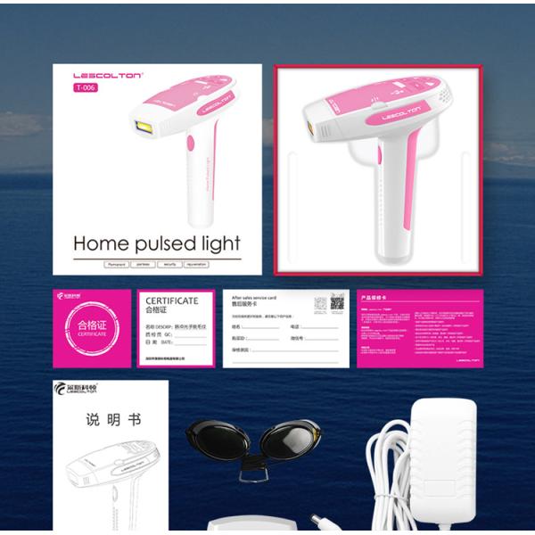 Painless Permanent Hair Removal Home Devices 300000 Pulses For Facial Body Bikini