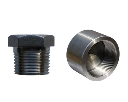 Carbon Steel A105 Steel Pipe Caps Threaded Steel Pipe Cap 1 / 8