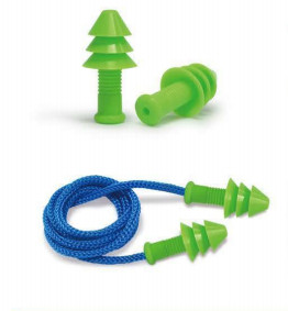 Safety Silicone Reusable Ear Plugs with Slow Rebounded PU Foam for Noise Reduction and Customized Color