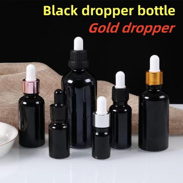 1oz Essential Oil Glass Dropper Bottle Hot Stamping Bulk Tincture Bottles