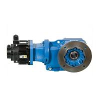 KAF Series High Transmission Efficiency Helical Bevel Gear Reducer With Hollow Shaft And Flange