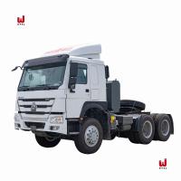 Cabeça do reboque do caminhão do trator dos veículos com rodas de Sinotruk HOWO7 6x4 371HP/420HP 10 para África