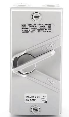 UKF 1P 2P 3P 4P Isolating Disconnector Switch IP65 20A 35A 63A Waterproof Switch