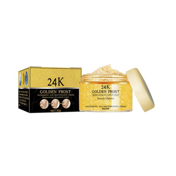 ODM 24k Creme de Rosto de Ouro Anti-Rugas Branqueador Creme de Barreira Hidratante