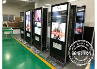 Sincronización teledirigida de pantalla de la estación de carga de la publicidad del espectador de pie dual de Digitaces
