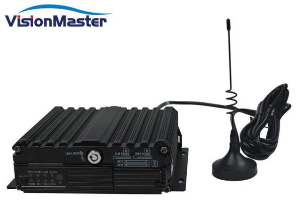 Hd Car 4ch 128G Sd Card Vehicle Mobile DVR For Bus Truck CE FCC Certificated