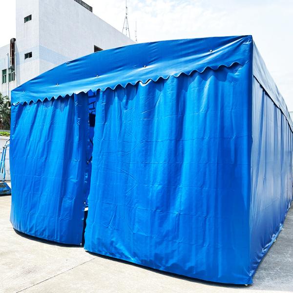 Retractable Outdoor Folding Tent for Big Clear Span Storage and Customized Printing
