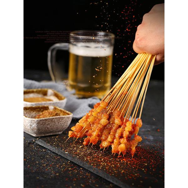 40cm Long Barbecue Bamboo Sticks Large BBQ Bamboo Skewers