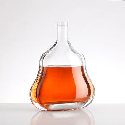 1000 ml de garrafa de vodka e tequila transparente e redonda