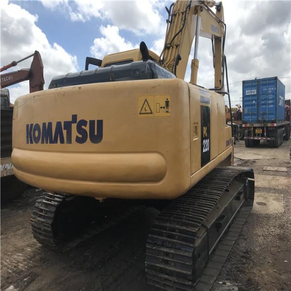 secondhand komatsu pc200-6/pc220-6 used chain excavator for sale/good condition excavator 20ton
