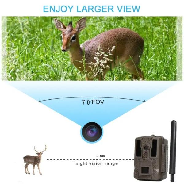 Infrared 14MP Outdoor Hunting Camera , Outdoor Night Vision Camera For Wildlife
