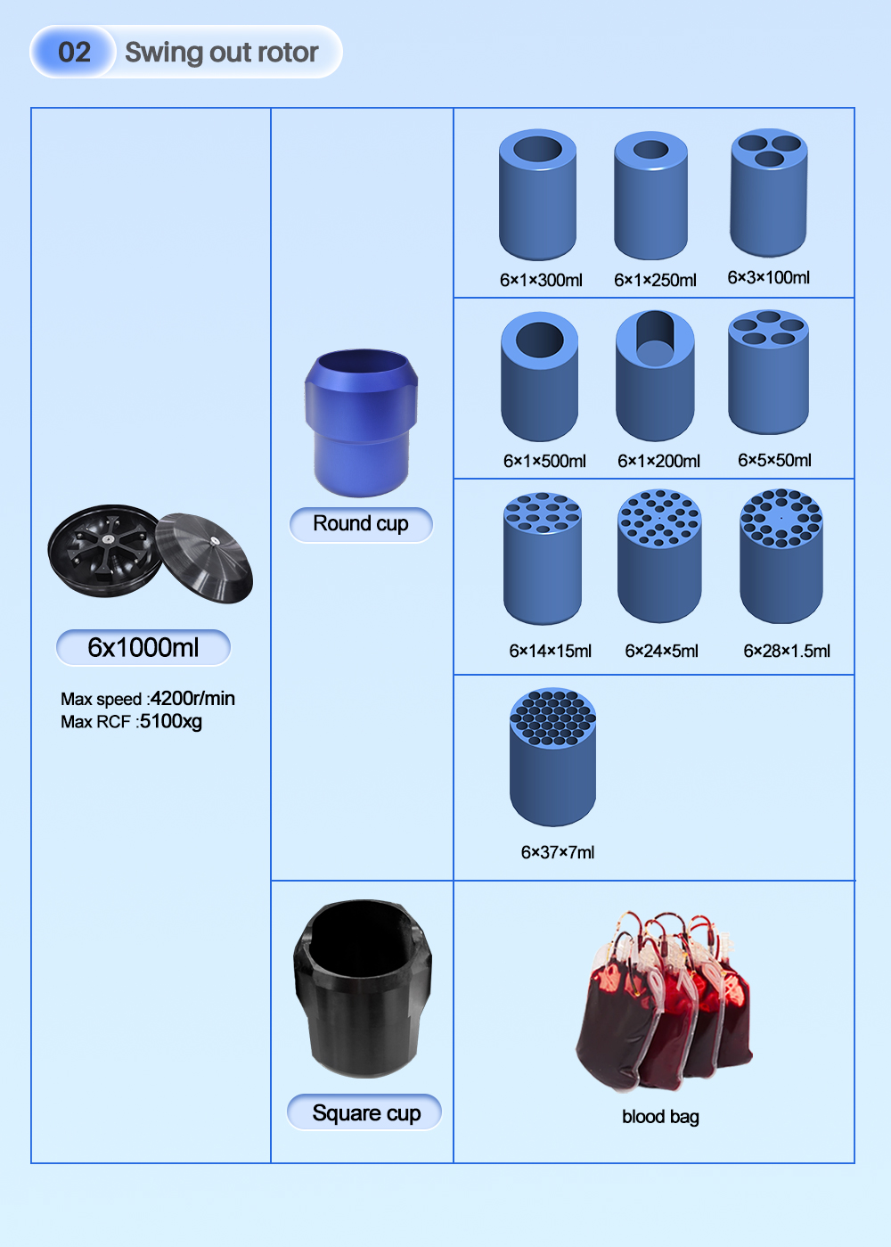 Large Capacity 6000ML Low Speed Refrigerated Laboratory Centrifuge for Nano and Graphene Materials