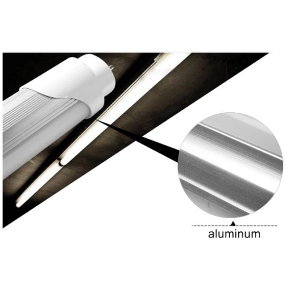 Aluminum T8 LED Tube Light 1.5M 24W, 1.2M 20W, 0.6M 8W, AC85-265V 100Lm/W,CRI>80 PF>0.9,  2500-7000K, 3 years warranty