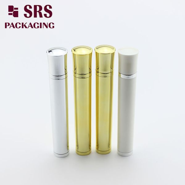 SRS New 10ml Plastic Roll-on Bottle White Vibrating Rollon Bottle Eye Cream 10ml Plastic Roll on Bottle Wholesale