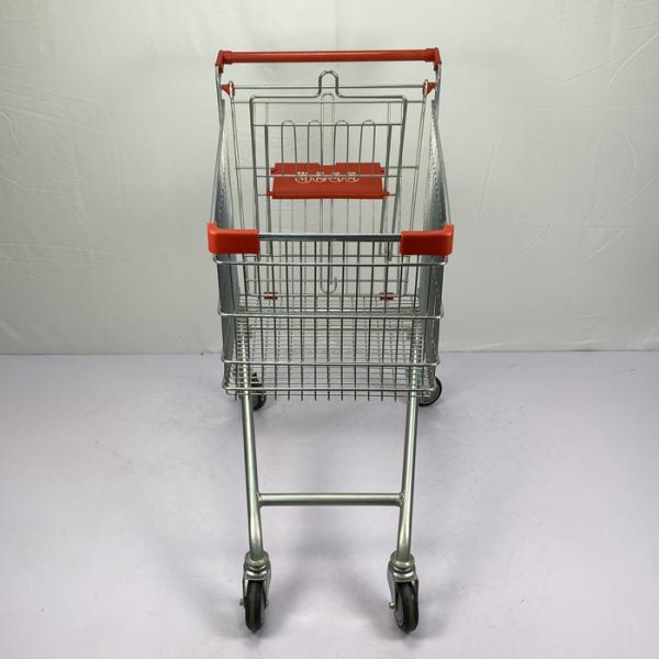 CE 125L European Large Shopping Cart 110kgs Loading Capacity Metal Shopping Trolley