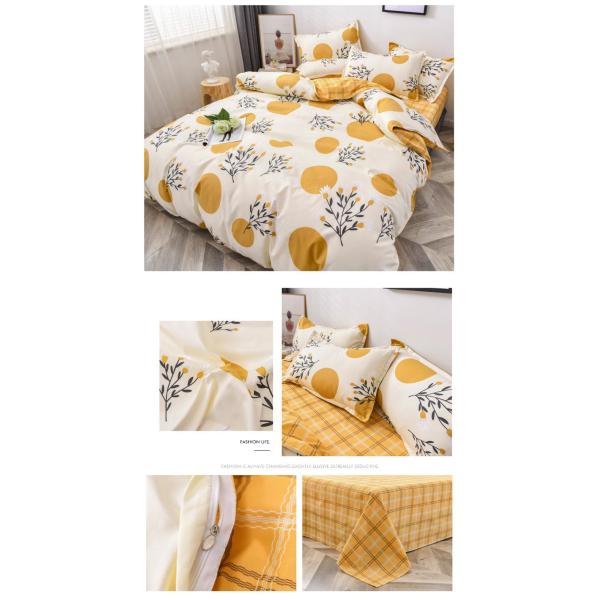 Moderno estilo atractivo Set de ropa de cama de edredón con densidad de tejido anti-mito de polvo 173*118