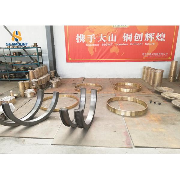 Centrifugal Casting Bronze Sleeve Bearings High Load Capacity