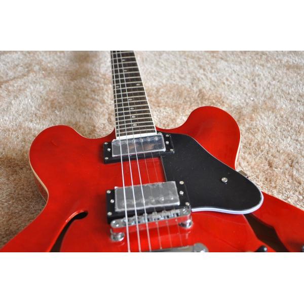 Factory supply Red G es335 electric jazz guitar semi-hollow arched top ES 335 jazz guitar