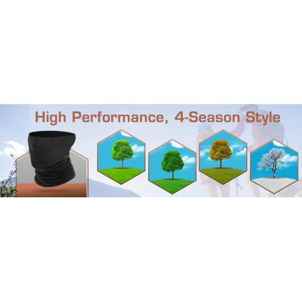 Neck Gaiter Face Mask Scarf Reusable Bandanas Tube UV Protection Headwear Balaclava Outdoor Sport for Men and Women