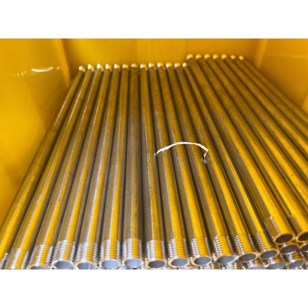 Niple de tubería de acero macho NPT Racor de tubería de hierro fundido Niple de tubería de gas Niple de acero Niple de barril