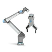 Braço de robô industrial UR10e de carga útil de 10 kg com pegada de 190 * 190 mm e qualquer montagem de orientação