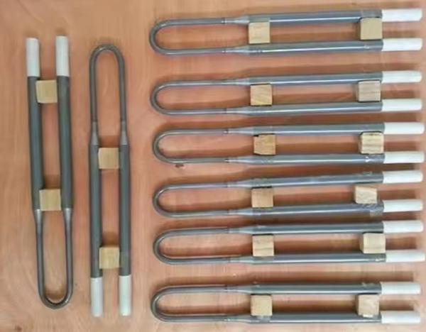 MoSi2 Molybdenum Disilicide Heating Element With 1700 1800 1900 Grade