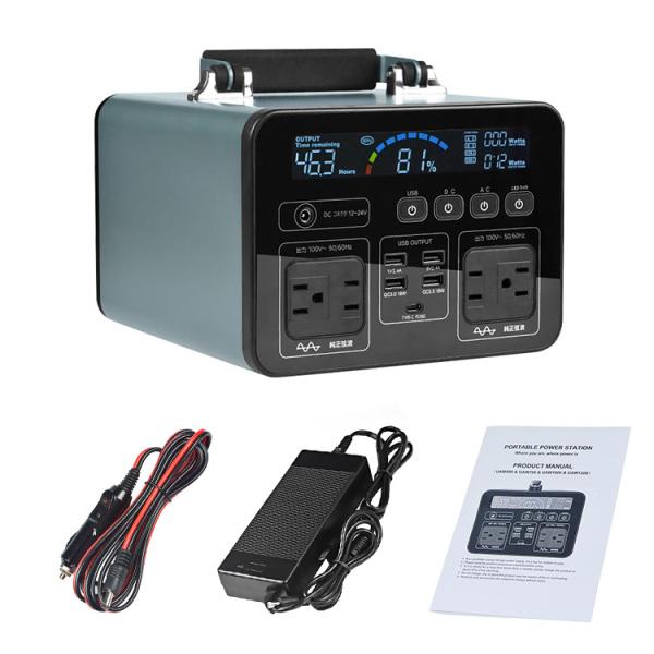 700Wh 110v 240v Lithium Battery Portable Solar Generator
